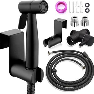 Bidet - Handdoucheset- Sproeier - Handheld - RVS - Multifunctioneel - Mat Zwart