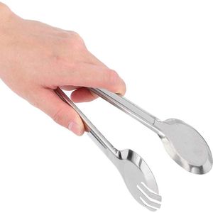 Hittebestendige Roestvrij Staal Brood Tang Set - 4 Stuks - Heavy Duty Bakken Accessoire - Biefstuk Barbecue Buffet Koken - Gebak Klem Gereedschap .
