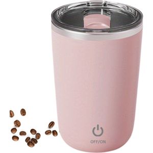Livano Zelfroerende Beker - Zelfroerende Mok - Elektrische Beker - Self Stirring Mug - Cup - Koffie - Roze