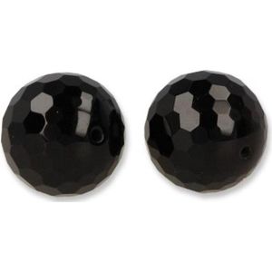 Ruben Robijn Onyx 20 mm kraal facet - losse kraal