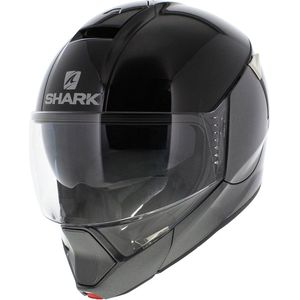 Shark Evojet Helm Dual glans zwart grijs