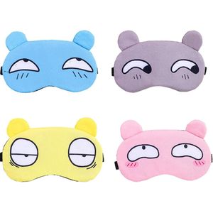 Cartoon slaapmaskers - schattig en zacht - 4 stuks