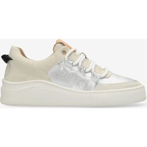 Fred De La Bretoniere Sneaker Emmya Chunky Silver/White - Maat 40