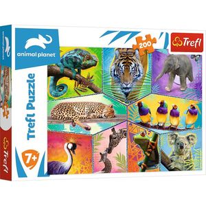 Trefl - Puzzles - ""200"" - In an exotic world / Discovery Animal Planet