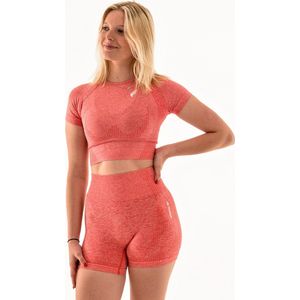 Vital sportshirt / cropped t-shirt voor dames / fitness t-shirt (hot pink)