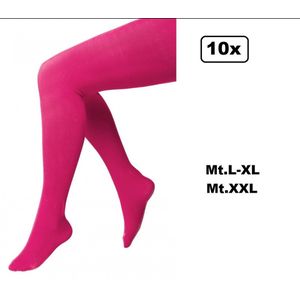 10x Maillot roze in 2 maten - mt.L-XL en XXL - Piet Sinterklaas Prins evenement thema feest festival kou
