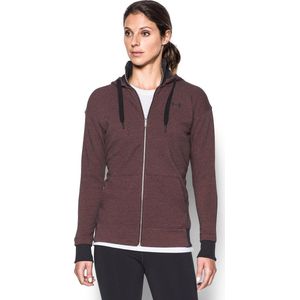 Under Armour - Threadborne Fleece Full Zip - Dames Vest - XS - Rood