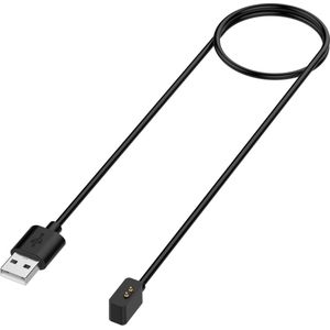 Oplader - USB oplaadkabel - geschikt voor Xiaomi Redmi Watch 2 / Redmi Watch 2 Lite - 1 meter - zwart