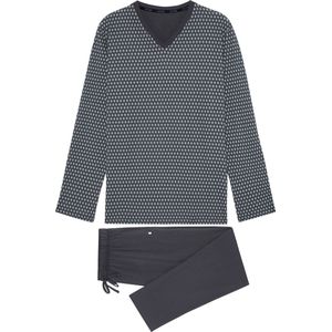 Hom Pyjama lange broek - I0ZU Grey - maat S (S) - Heren Volwassenen - 100% katoen- 402416-I0ZU-S