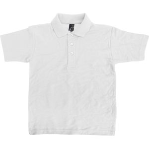 SOLS Kinder Unisex Zomer II Pique Polo Shirt (Wit)