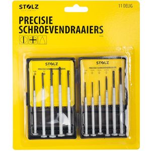 Precisie schroevendraaiers | 11-delig | In doos