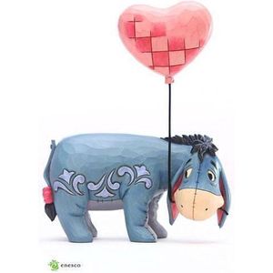 Disney beeldje - Traditions collectie - Eeyore with a Heart Balloon / Iejoor met een ballon