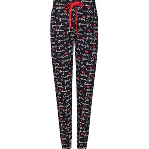 Rebelle Dames Mix&Match Lange Pyjamabroek Black 40