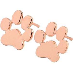 Fako Bijoux® - Oorbellen - Pootjes - Rosé Goudkleurig