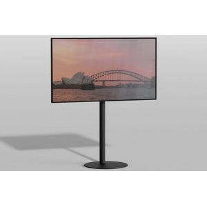 TV vloerstatief Gate 120 Design Tv standaard Trendy Zwart Staal 19-40” - MULTIFIT VESA 100x100 t/m 400x400