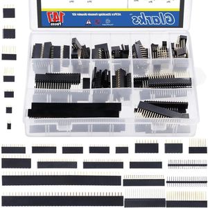 147Pcs 2.54Mm Pitch Dubbel/Enkele Rij Vrouwelijke Header Kit met Lange en Korte Naald Stapelen en Pin Headers voor Arduino Prototype Shield.