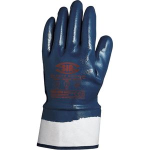 SIR SAFETY MIRÒ EXTRA COATED Werkhandschoenen Blauw Tuinhandschoenen - NBR coating - Slijt Schuur en Scheurvast Olie en Vetafstotend - Versterkte Palm