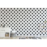 Kids at Home Behang Dotty Black wit en zwart 100104