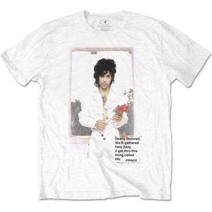 Prince - Beautiful Photo Heren T-shirt - XL - Wit