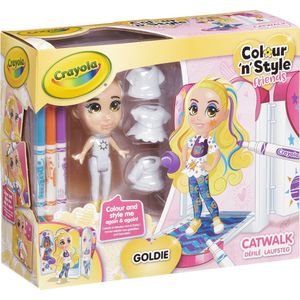 Crayola Colour & Style Friends - Catwalk - Versier je pop en kleed aan met de kledingkast!