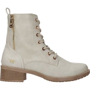 Mustang dames veterboot - Off White - Maat 43