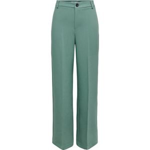 Only ONLFLAX HW STRAIGHT PANT - Dark Forest Dark Green