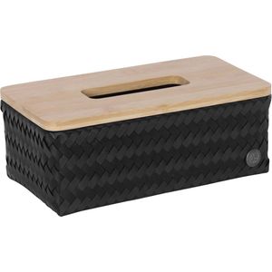Handed By Top Fit rectangular - Tissuebox / Tissuehouder - zwart