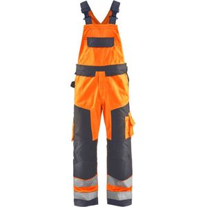 Blaklader Bretelbroek High Vis 2660-1811 - High Vis Oranje/Medium Grijs - C148