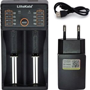 LiitoKala | Ultrafire Batterij ladervoor 2 stuks | batterij oplader AAA
