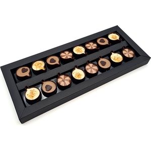 Koffie Chocolade Cups | 4 smaken | Pure & Melk Chocolade Cups met Italiaanse, Franse en Nederlandse koffiesmaak | 190 gram | Koffie cadeau