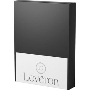 Lovéron - Flanel - Hoeslaken - Eenpersoons - 90x200 cm - Antraciet