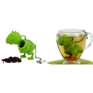 Theefilter Dino voor losse thee dinosaurus - theezeef / thee-ei / infuser