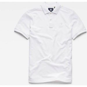 G-star Polo slim fit Dunda wit (D11595-5864-110)