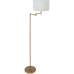 Mexlite vloerlamp Bella - brons - metaal - 45 cm - E27 fitting - 3871BR