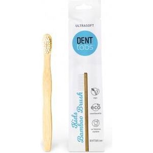 Denttabs Bamboo Brush Kids - Tandenborstel voor kinderen - Extra zacht - Bamboe - Milieuvriendelijk - Zacht - Kinder