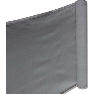 Balkonscherm - Kleur Grijs - Balkondoek - 500x90cm - Duurzaam