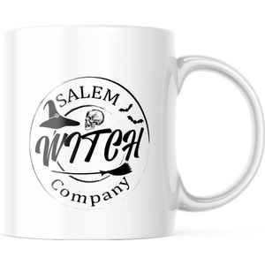 Halloween Mok met tekst: Salem Witch Company | Halloween Decoratie | Grappige Cadeaus | Koffiemok | Koffiebeker | Theemok | Theebeker
