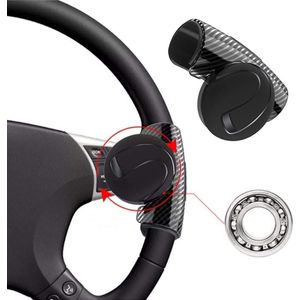 Steering Wheel Knob 360° Rotatable - Suitable for Cars Trucks Semis Boats Golf Carts - Black