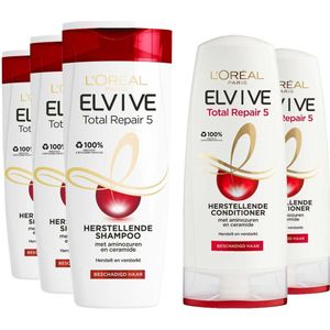 L'Oréal Elvive Total Repair 5 Shampoo & Conditioner DUO Pakket