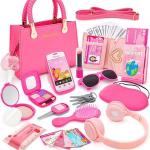 Fantastische Handtas met Fantasie Make-up Set voor Meisjes - 49 Delige Speelset