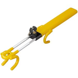 ProPlus Heavy Duty Stuurslot - Airbagslot - Stuurslot - Stuurvergrendeling – Voor stuurwiel - Extra Beveiliging – Anti-diefstal - Eenvoudige Montage – Universeel - Inclusief 2 sleutels - Verstelbaar van 19 tot 31,5 cm – Geel