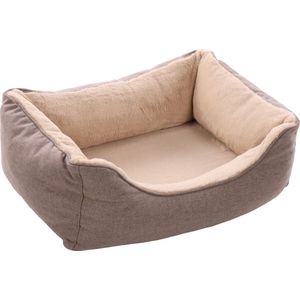 Flamingo Esmo - Mand Honden - Mand Esmo Rechthoekig+rits Beige 65x50x20cm - 1st - 137519 - 1st