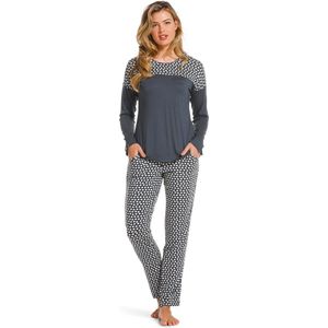 Pyjama - Pastunette - grijs - 25222-322-2/150 - maat 38