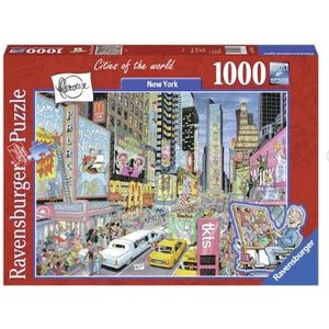 1000 Stukjes Puzzel Fleroux: New York City (Thema: Stadsleven)