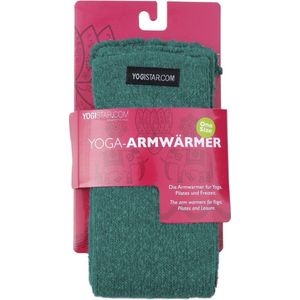 Yogistar Yoga-armwarmers emerald green - wol Armwarmers