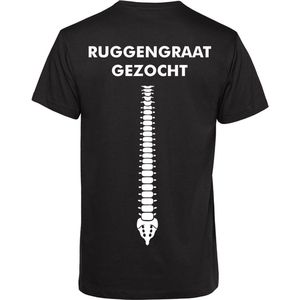 T-shirt Ruggengraat gezocht | Oktoberfest dames heren | Carnavalskleding heren dames | Foute party | Zwart | maat 3XL