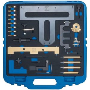 SW-Stahl 26105L motorafstelgereedschapset I geschikt voor BMW I voertuigen voor N42 en N46 motoren