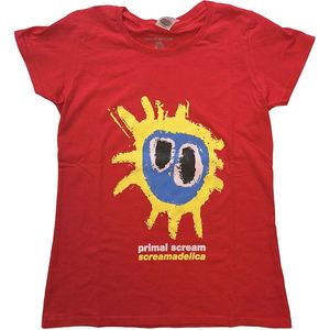 Primal Scream - Screamadelica Dames T-shirt - M - Rood