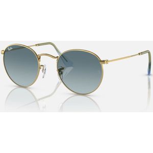 Ray Ban - Round Metal - Gold - Blue Gradient Grey