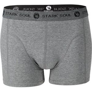 Boxershorts - 2-Pack - Grijs - Stark Soul - Korte pijpen - L